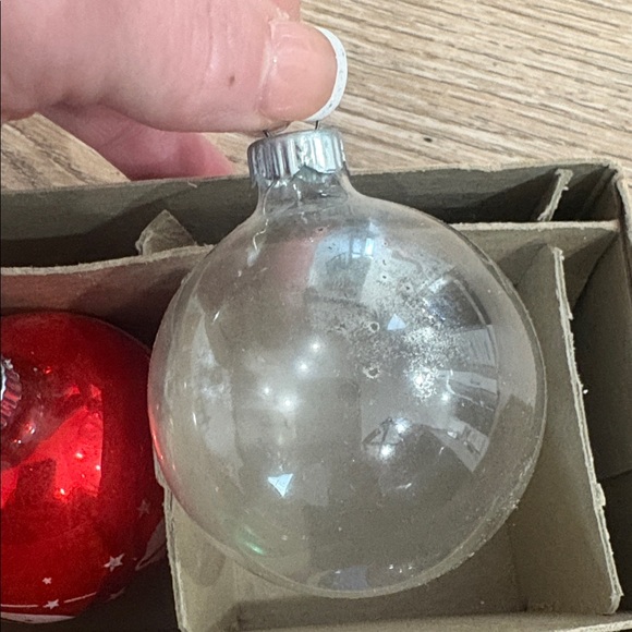 Vintage Glass Christmas Ornaments Mixed Colors Germany Shiny Brite Style - Picture 5 of 16